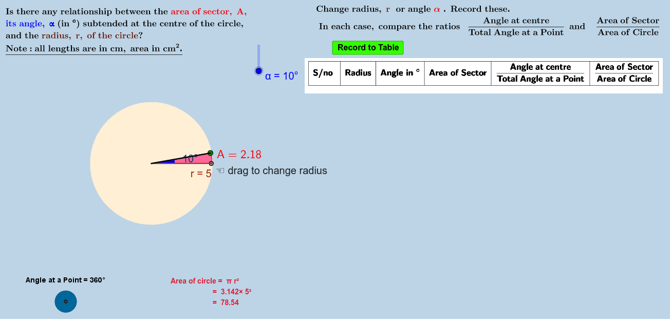 GeoGebra Applet