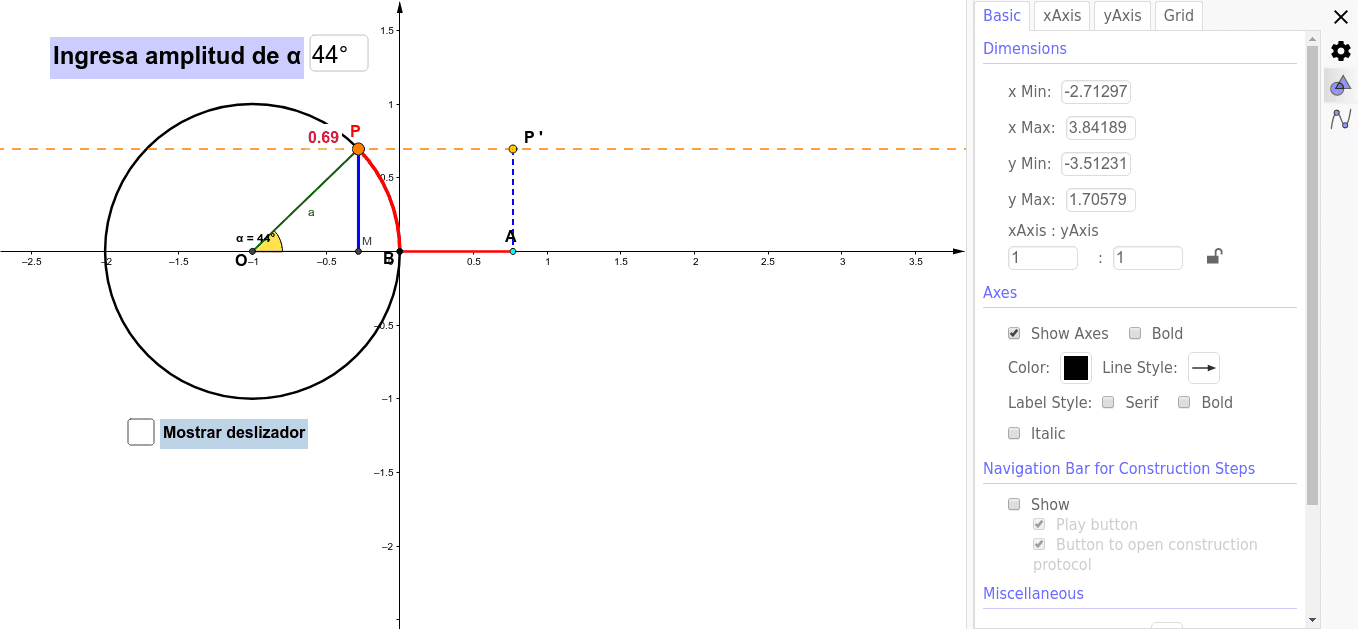 GeoGebra Applet