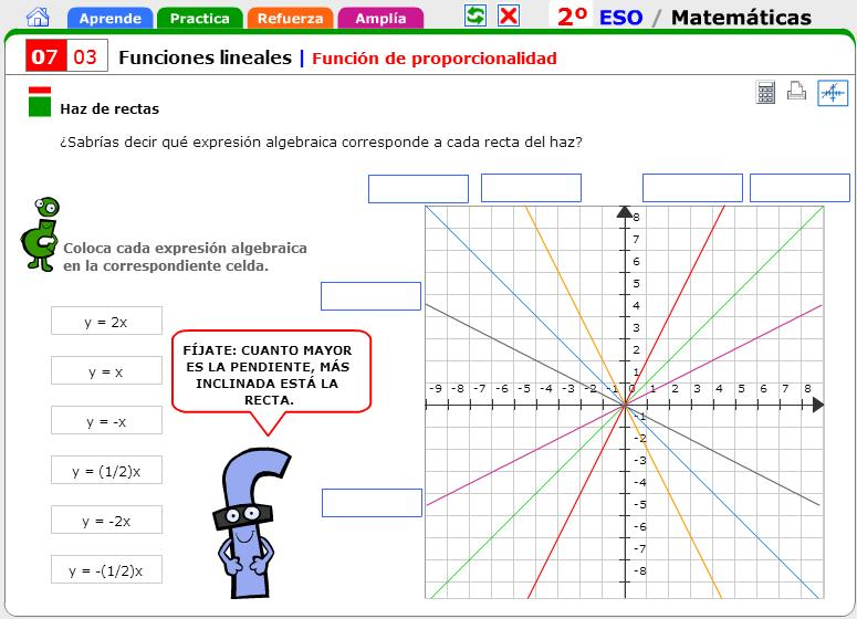 Funciones proporcionales