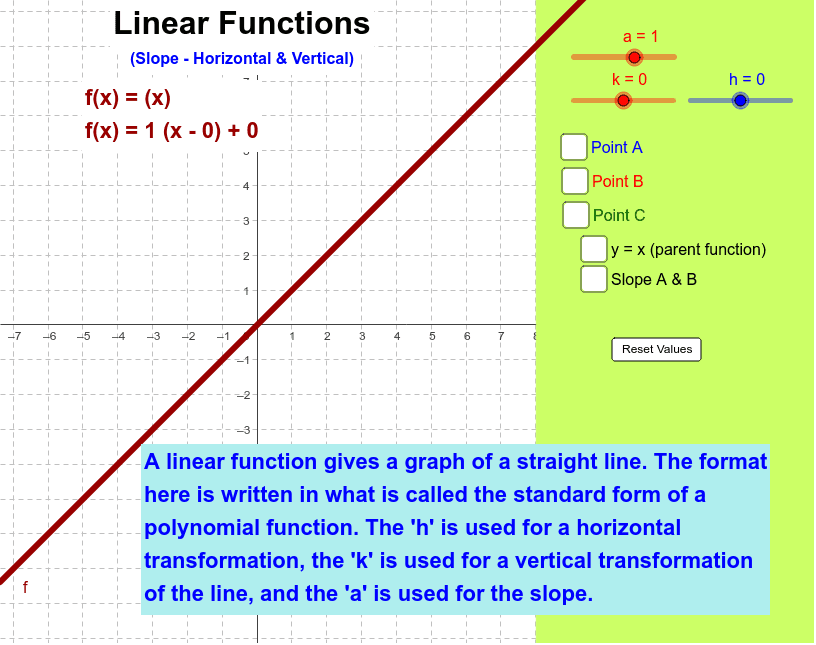 GeoGebra Applet
