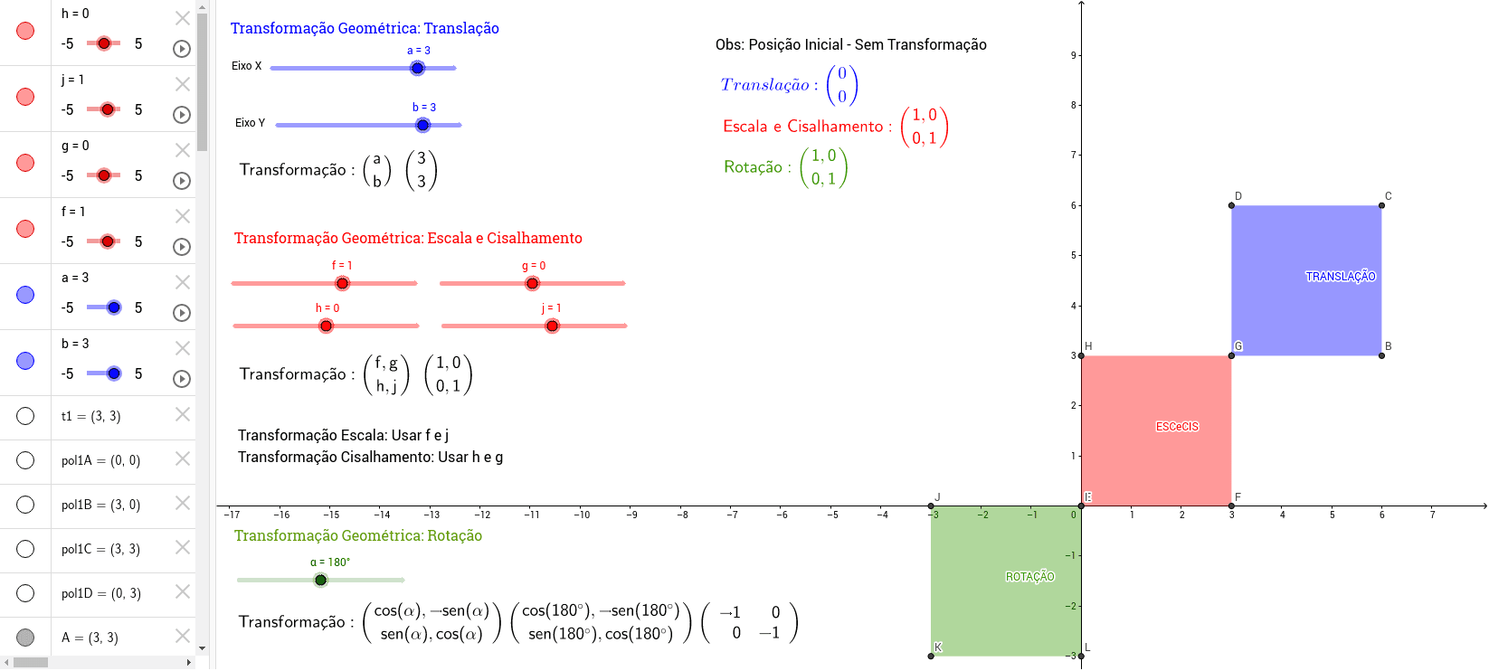 Transformações Geométricas.