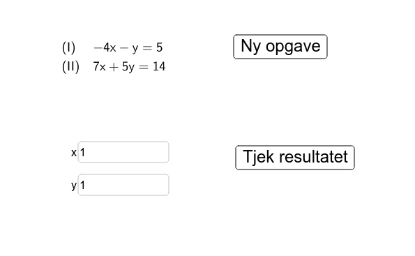 ligning med to ubekendte ligning med to ubekendte
