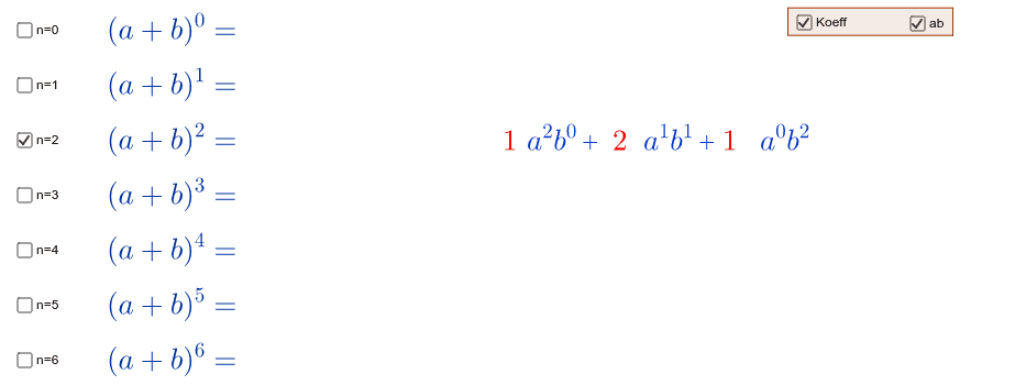 GeoGebra Applet