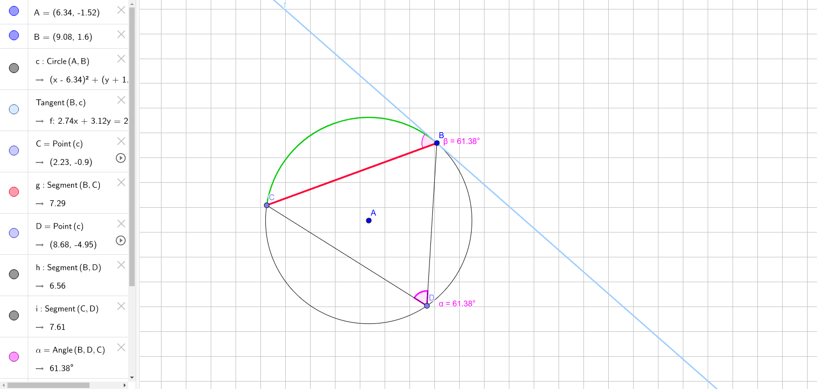 GeoGebra Applet