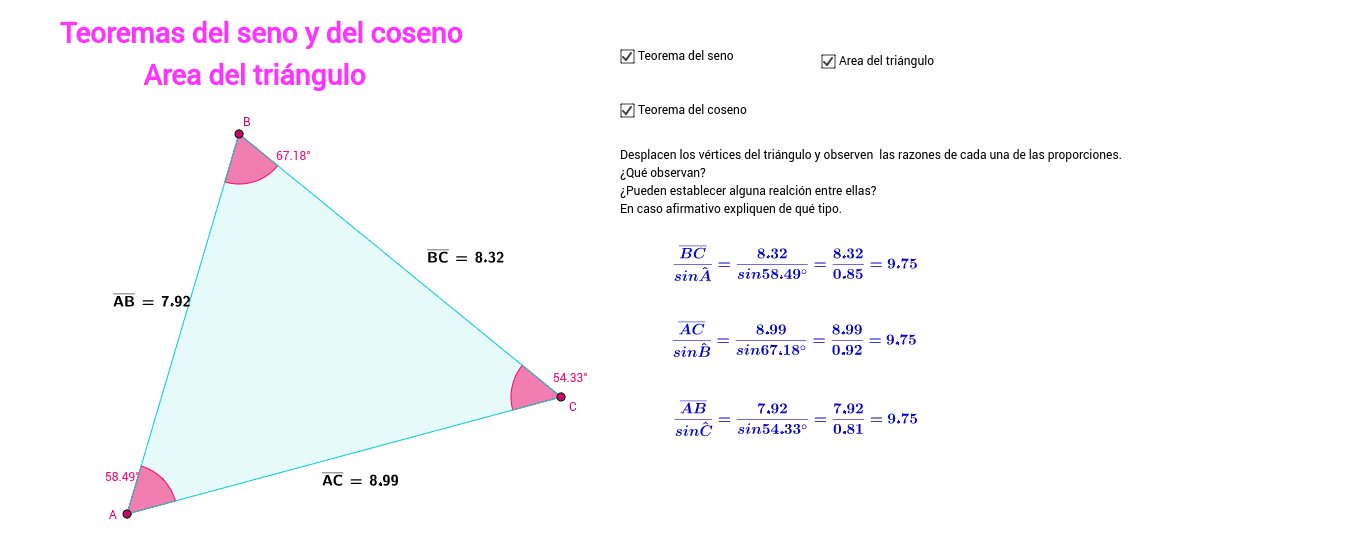 GeoGebra Applet