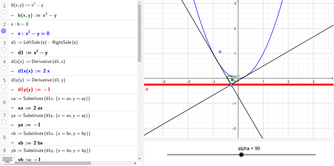 GeoGebra Applet