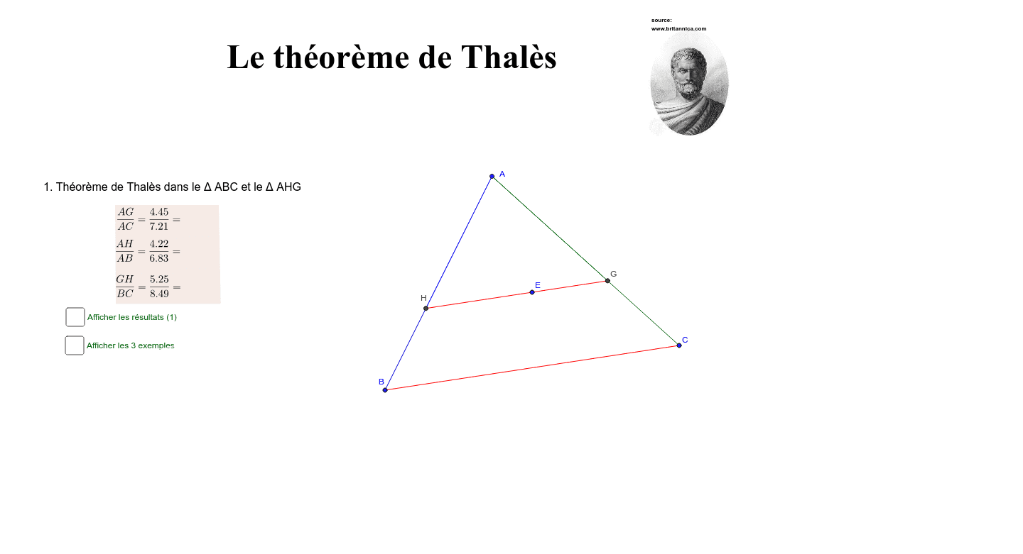GeoGebra Applet