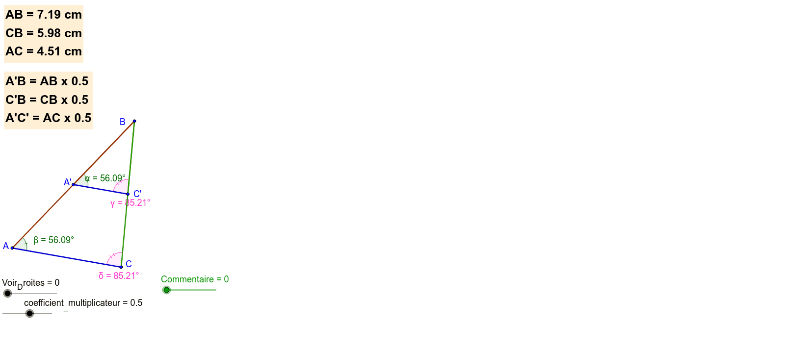 GeoGebra Applet