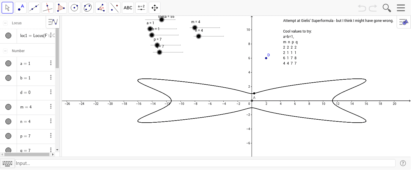 GeoGebra Applet