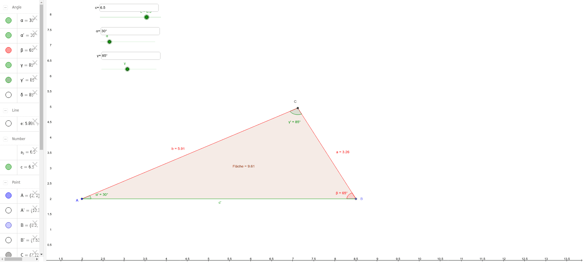 GeoGebra Applet