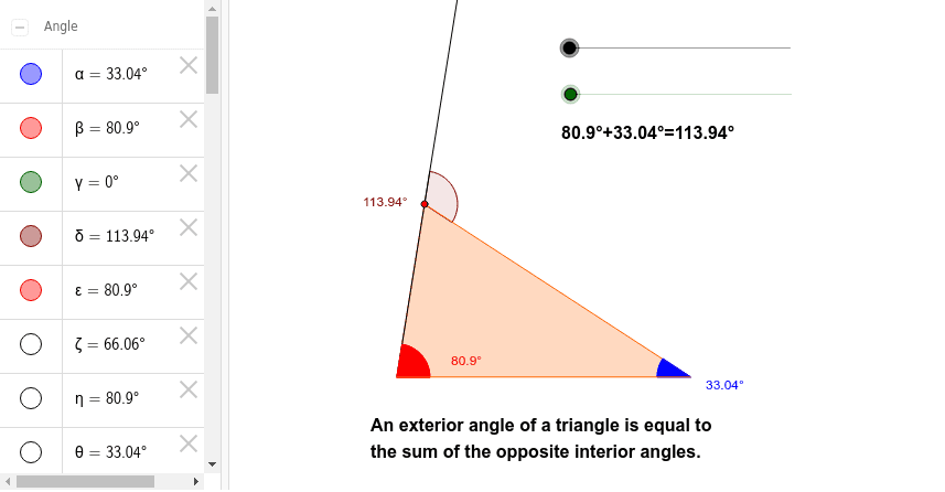 GeoGebra Applet
