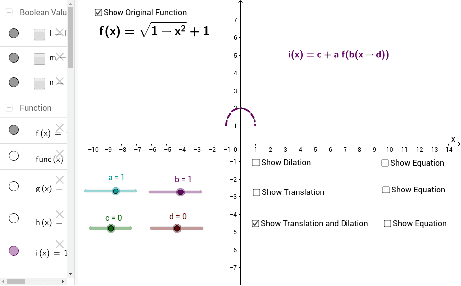 GeoGebra Applet