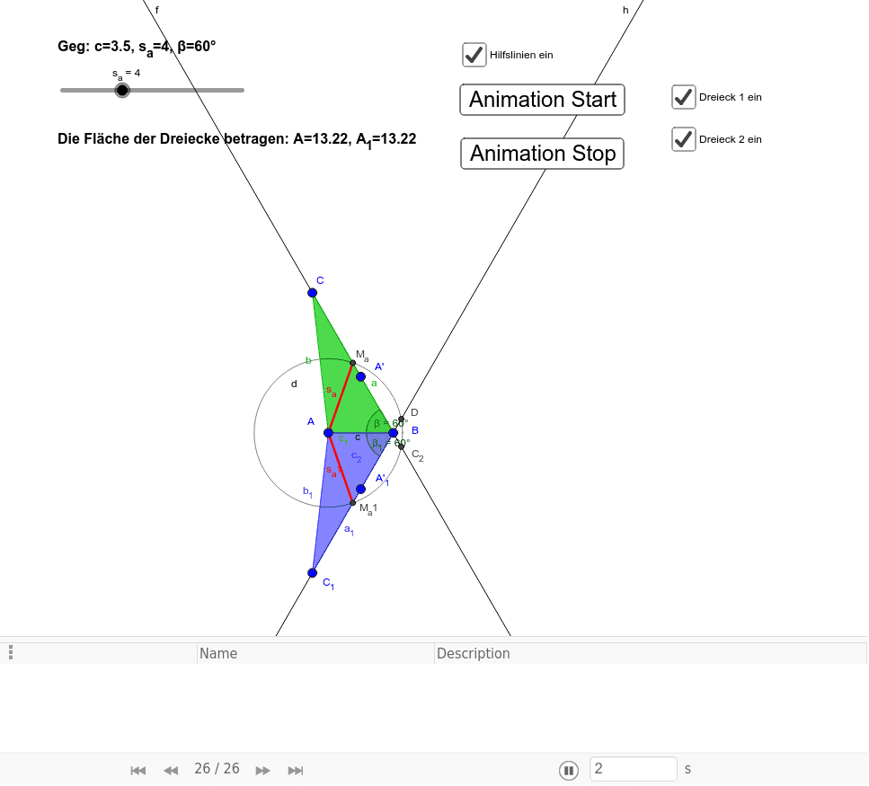 GeoGebra Applet