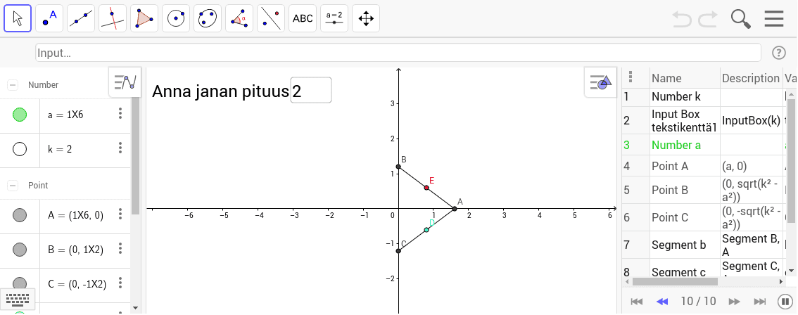 GeoGebra Applet