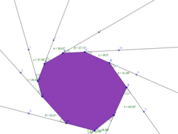 Polygons Exterior Angle Sum Geogebra