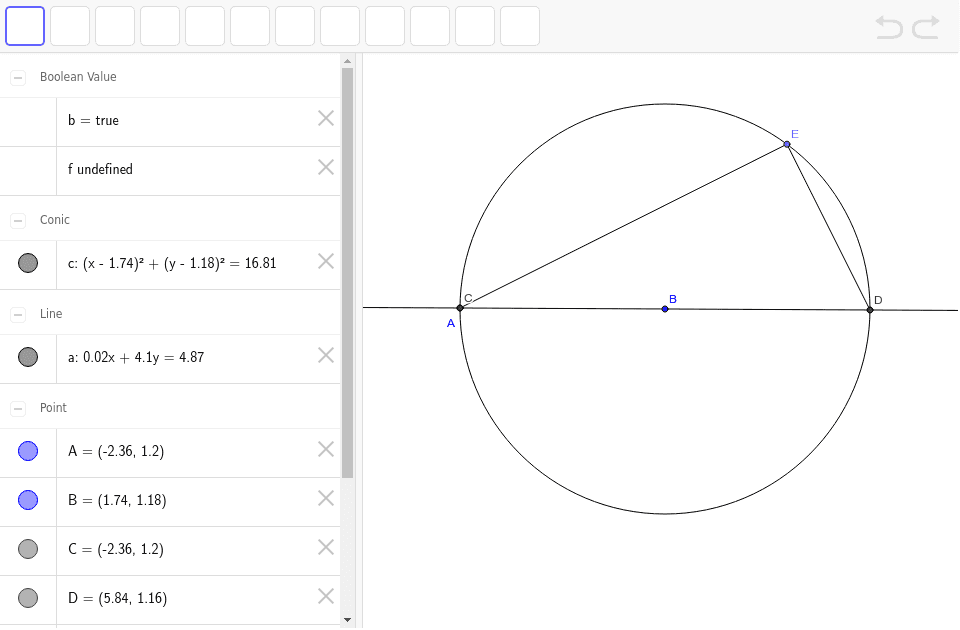 GeoGebra Applet