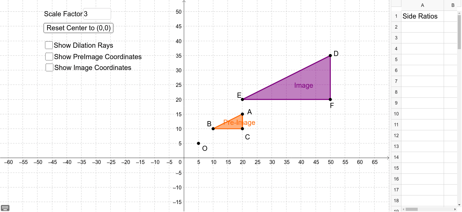GeoGebra Applet