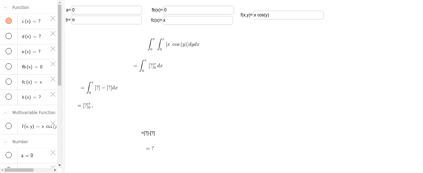 GeoGebra Applet