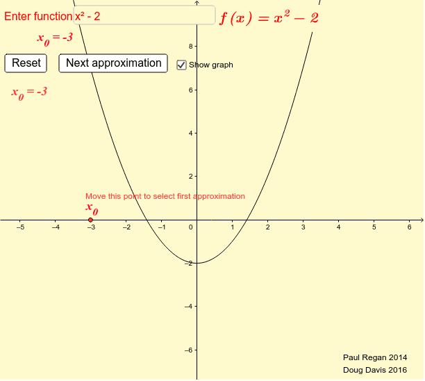 Newton Method for Finding Roots of a Function