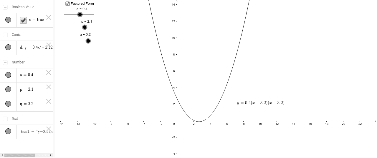 GeoGebra Applet