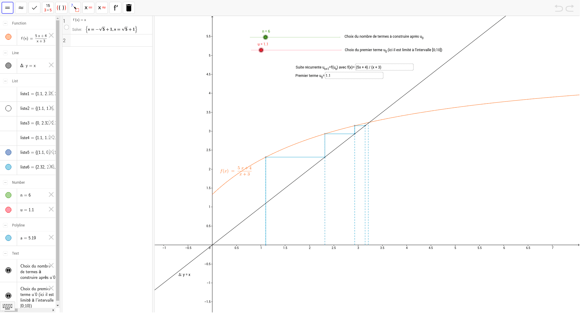 GeoGebra Applet