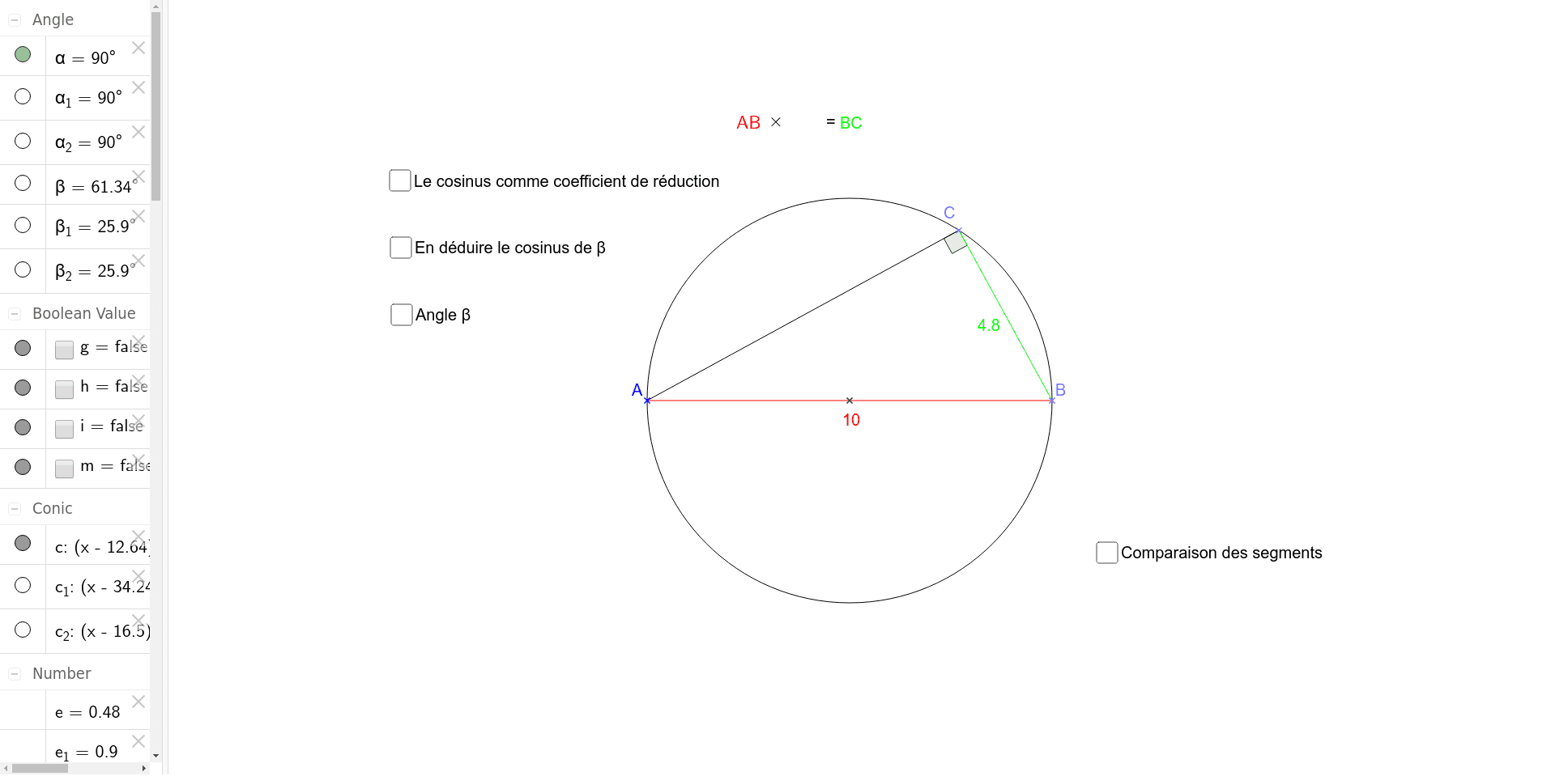GeoGebra Applet
