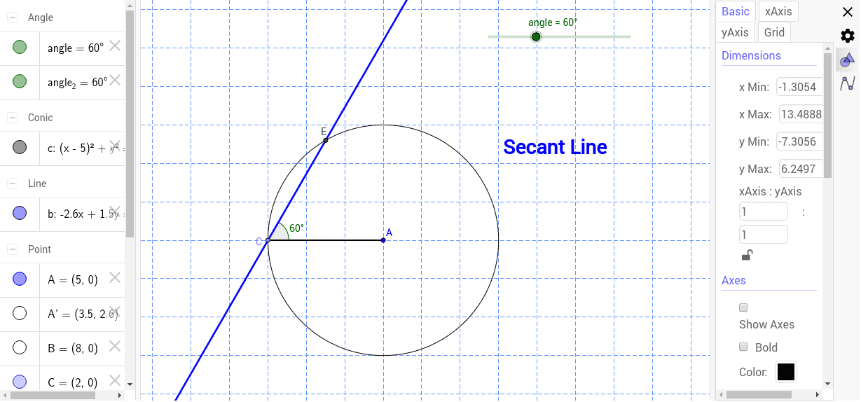 GeoGebra Applet