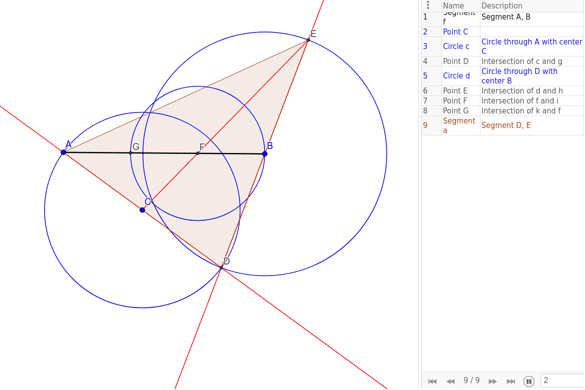GeoGebra Applet