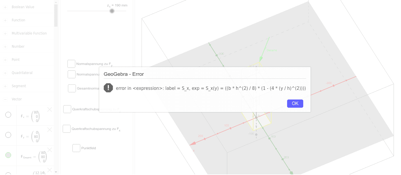 GeoGebra Applet
