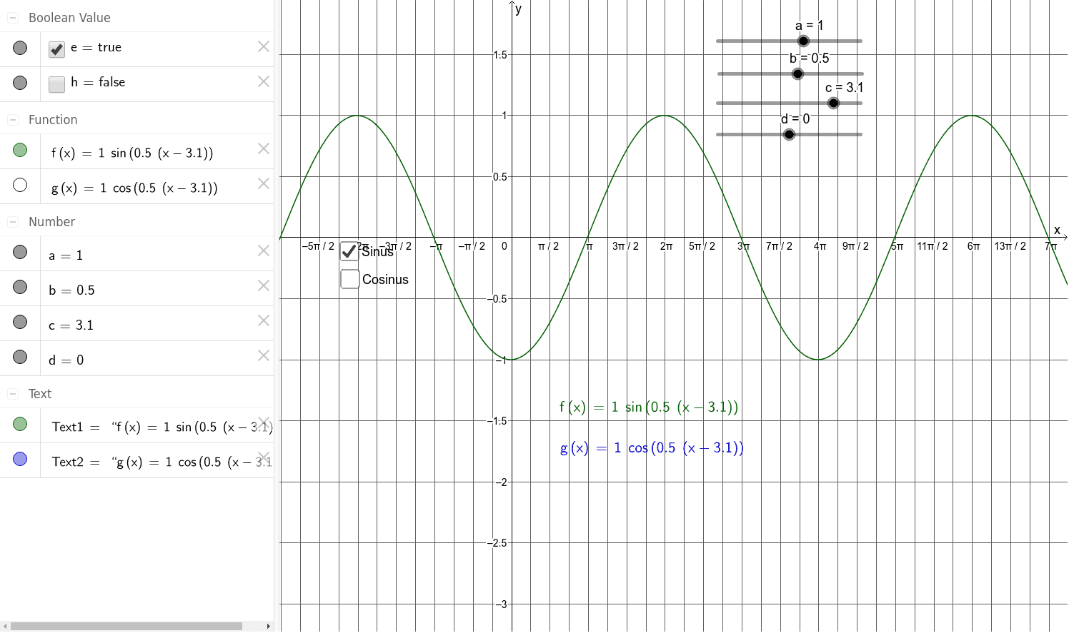 GeoGebra Applet