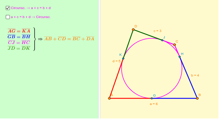 GeoGebra Applet
