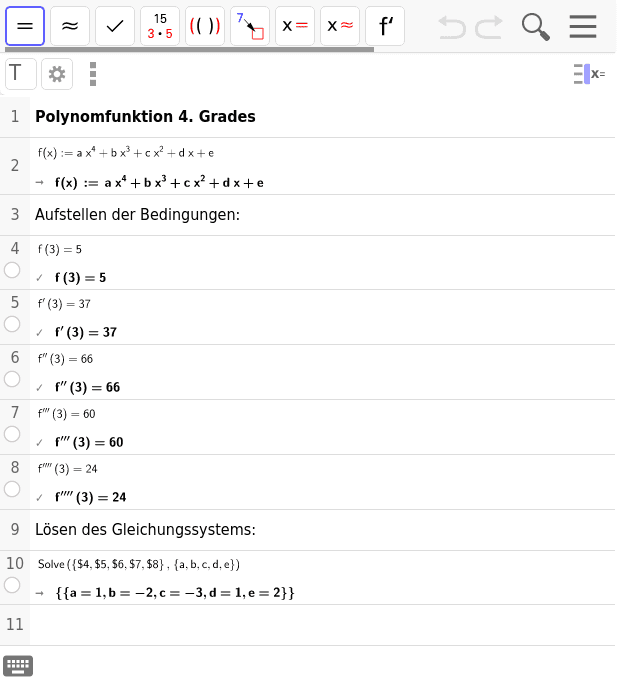 GeoGebra Applet