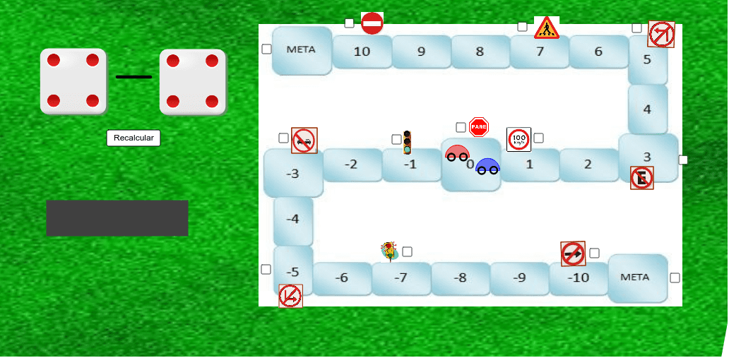 Juego Didactico Con Numeros Enteros Z Geogebra