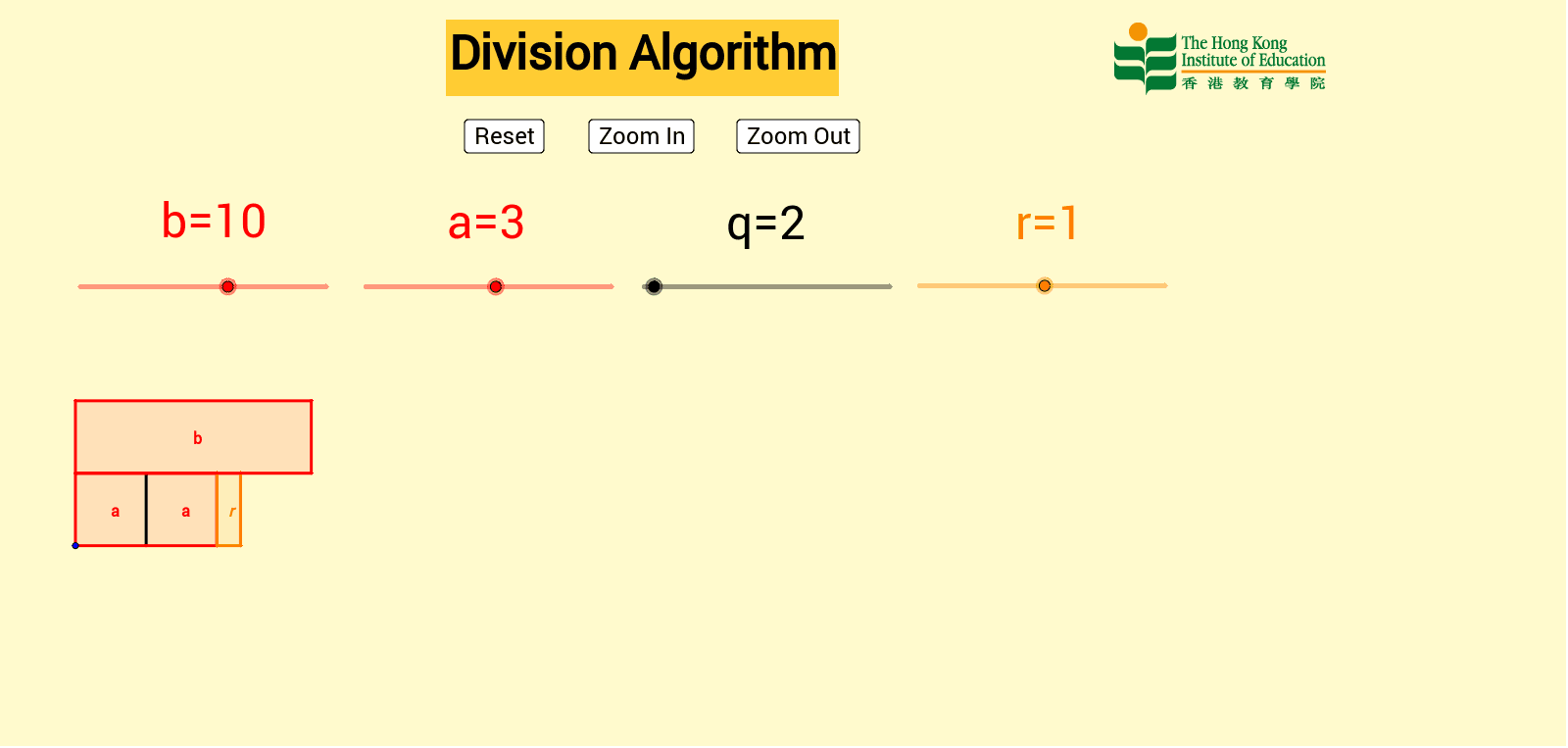 TG Division Algorithm – GeoGebra