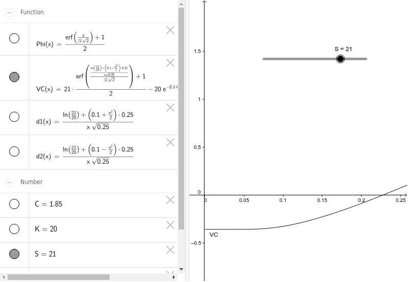 GeoGebra Applet