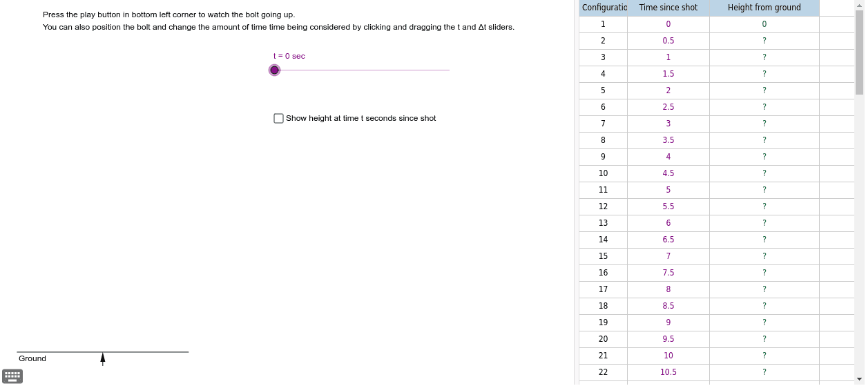 GeoGebra Applet