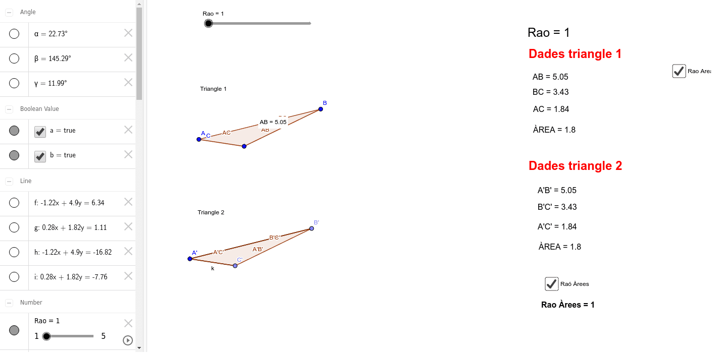 GeoGebra Applet