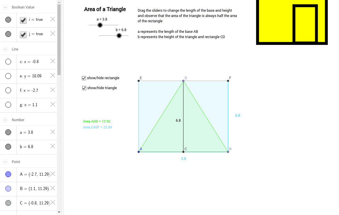 GeoGebra Applet