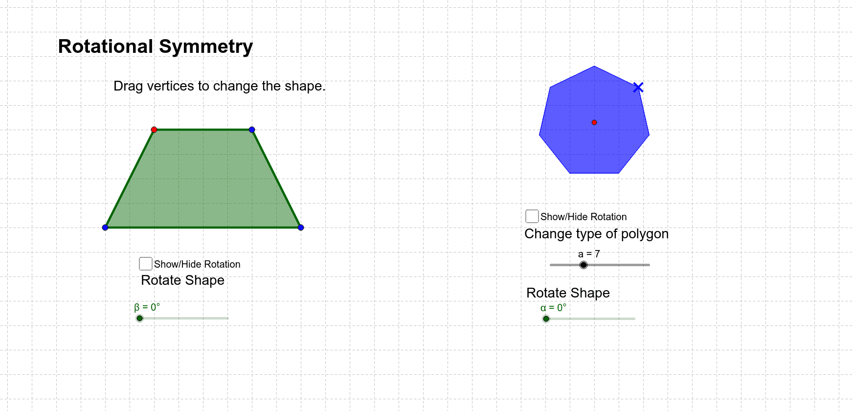 Rotational Symmetry – GeoGebra Rotational Symmetry – GeoGebra
