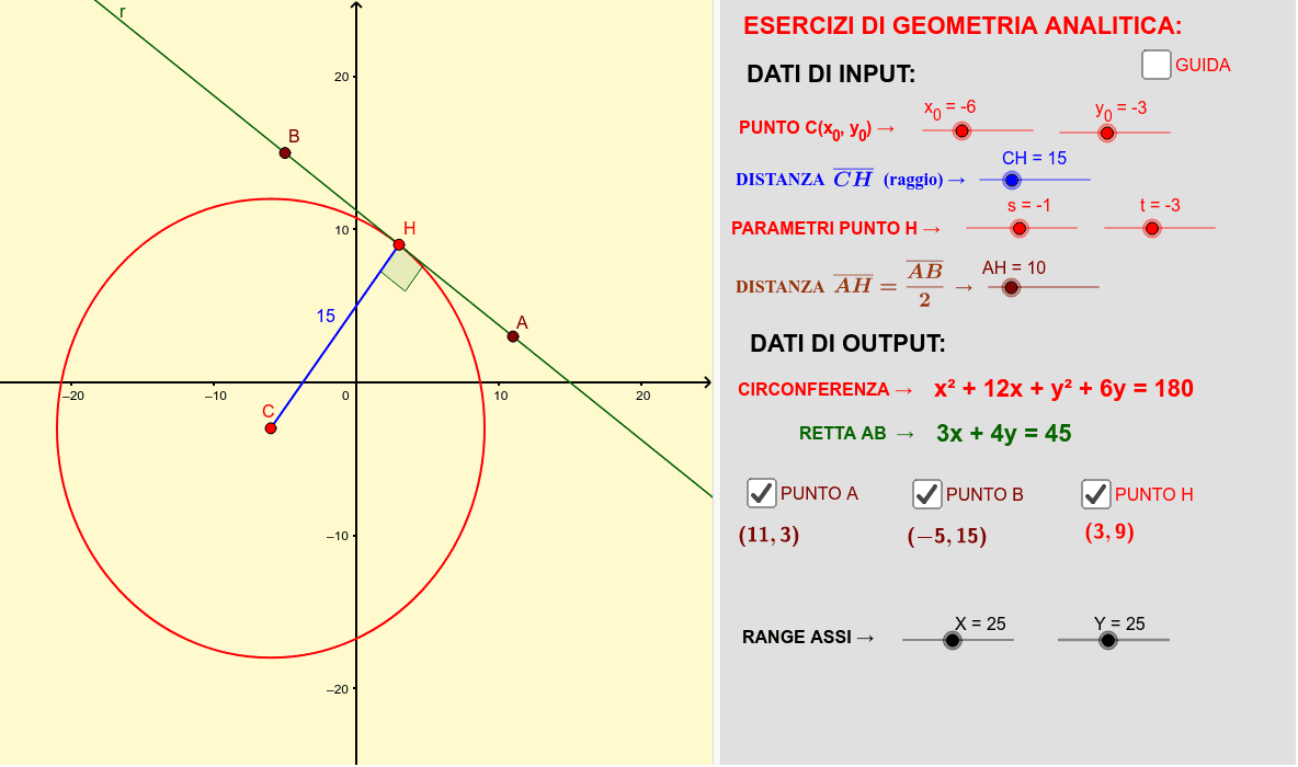 GeoGebra Applet