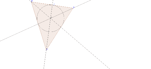 cerc inscris in triunghi – GeoGebra