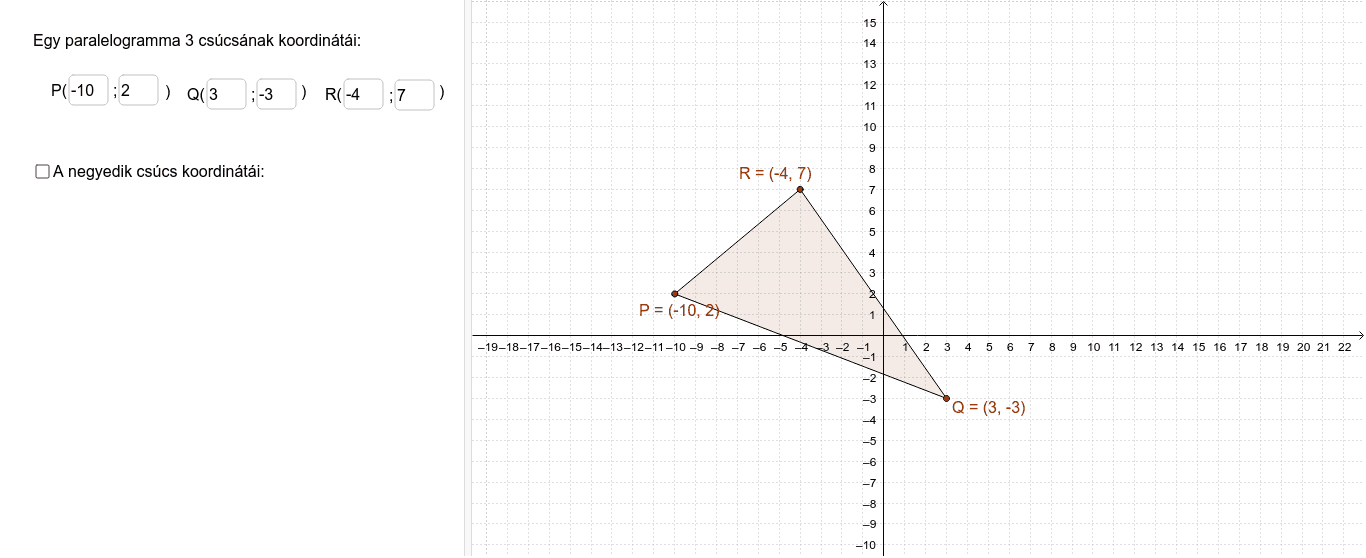 GeoGebra Applet