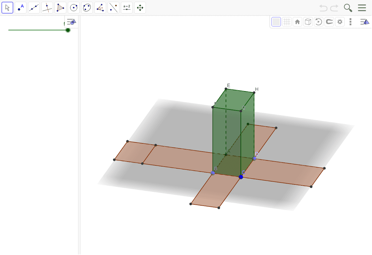 The net of a cuboid GeoGebra