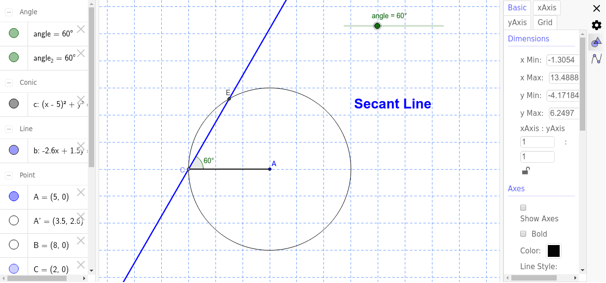 GeoGebra Applet