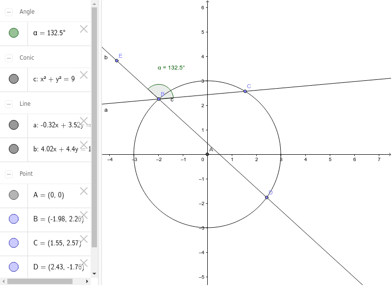 GeoGebra Applet