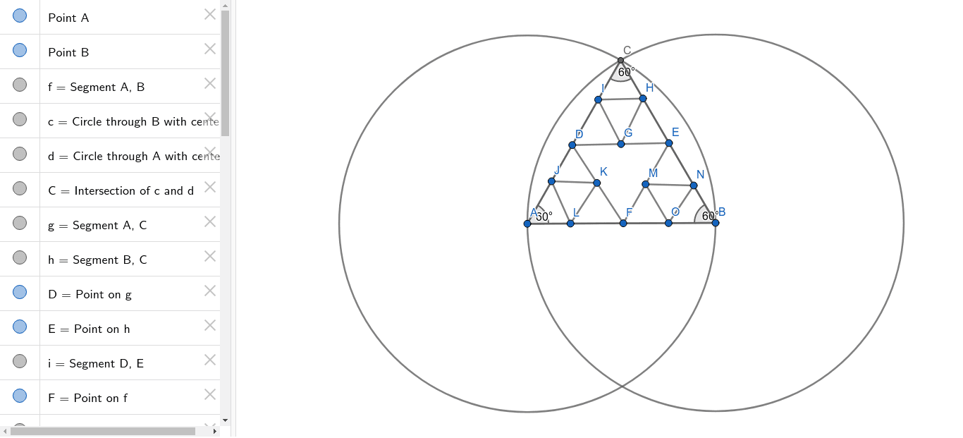 Geometry work GeoGebra