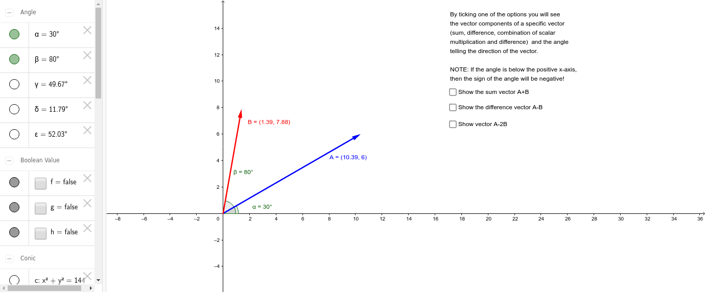 GeoGebra Applet