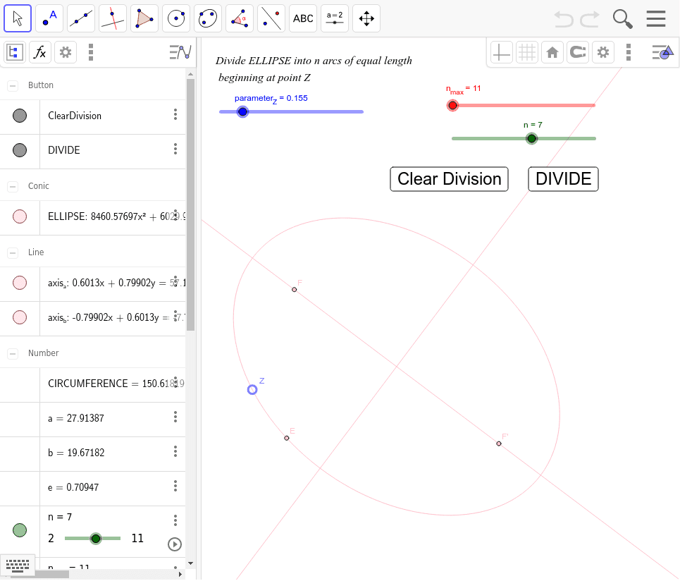 GeoGebra Applet