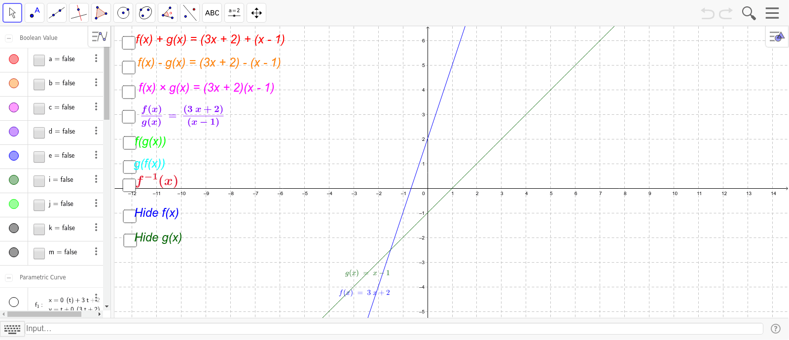 GeoGebra Applet