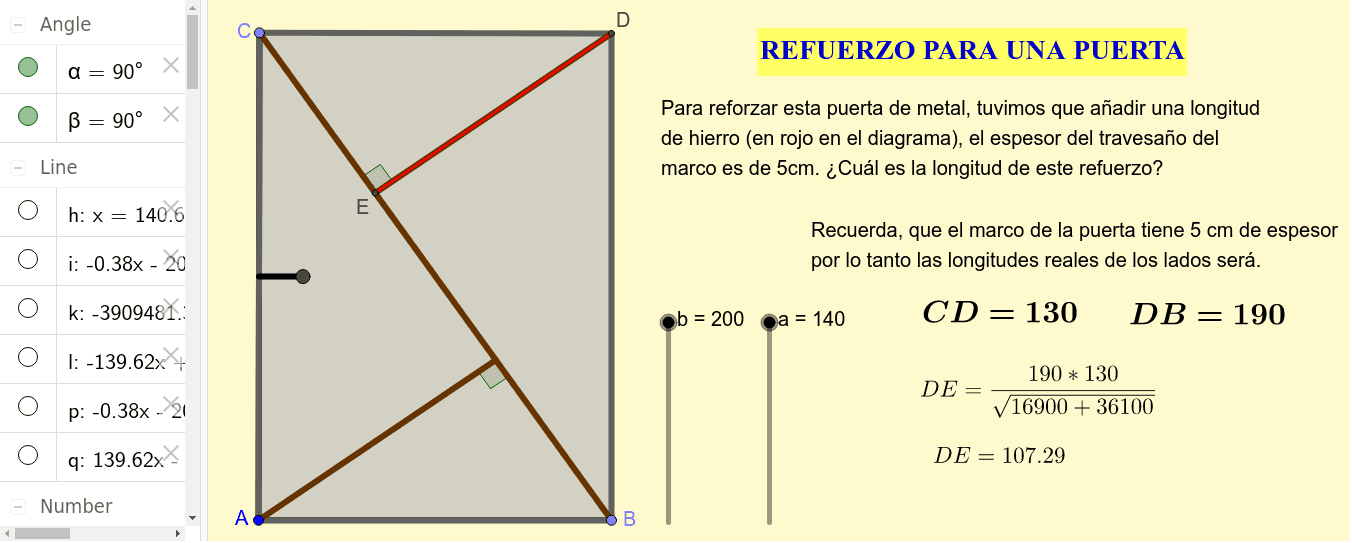 GeoGebra Applet